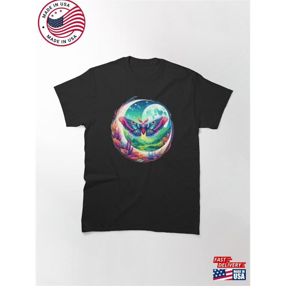 Enchanting Luna Moth Moonlit Wings Nature Tee The Chinese Moon